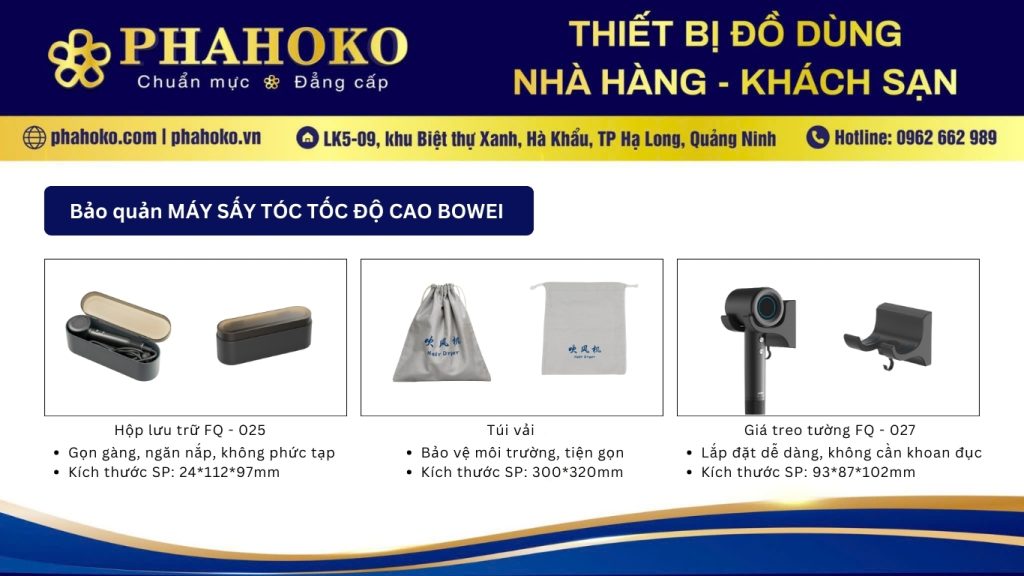 Cách bảo quản máy sấy tóc bowei